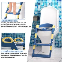 Randaco Vasino Per Bambini Riduttore Del Sedile Del Water Per Bambini Riduttore Del Sedile Del Booster Riduttore Del Wc Pieghevole Piccolo -Stile Bagno 100029340 3