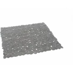 TAPPETINO DOCCIA ANTISCIVOLO EFFETTO PIETRA GRIGIO RIVA