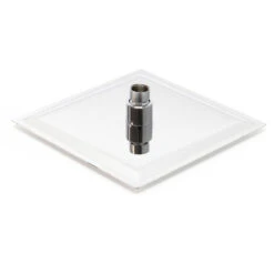 Soffione Doccia Effetto Pioggia Forma Quadrata In Acciaio Inossidabile 25x25cm -Stile Bagno 10180197 3