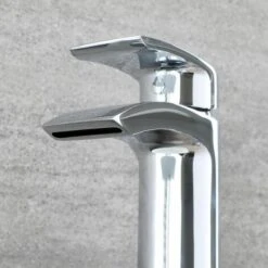 Hudson Reed Rubinetto Miscelatore Lavabo Lavello Bagno 145mm Monoforo Monocomando Alto Otttone Cromato Moderno -Stile Bagno 10474843 4