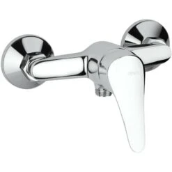 Miscelatore Doccia Esterno Con Attacco 1/2G Piralla Ariel 0RE00028A16 Cromo - Senza Set Doccia