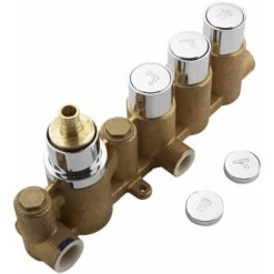 Hudson Reed Idro Miscelatore Doccia A 2 Vie Pulsanti Rotondi Con Doccetta E Soffione Doccia Ad Incasso Rotondo – 400 Mm -Stile Bagno 10671157 4