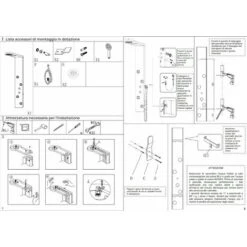 Pannello Doccia Idromassaggio A Quattro Vie In Acciaio Inox Spazzolato -Stile Bagno 10752588 3