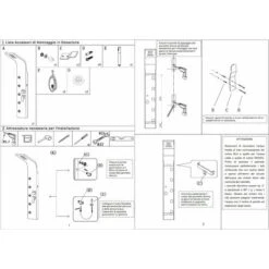 Colonna Doccia Idromassaggio A Quattro Vie In Acciaio Inox Spazzolato -Stile Bagno 10752590 3