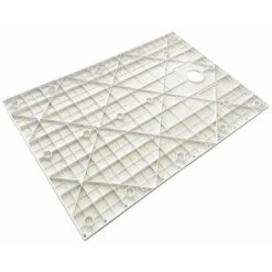 Piatto Doccia In SMC Vetroresina Effetto Pietra H 2,6 Cm Con Piletta Di Scarico Inclusa 70-90 Bianco -Stile Bagno 10752592 4