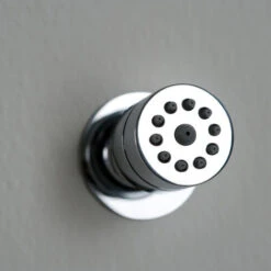 Soffione Doccia Autopulente Ottone Cromato Bossini Tondo Gom Diametro 34 Mm -Stile Bagno 10821211 4