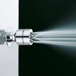 Soffione Doccia Autopulente Ottone Cromato Bossini Tondo Gom Diametro 34 Mm -Stile Bagno 10821211 5