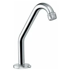 Bocca Di Erogazione Orientabile In Tubo Per Installazione Su Piano Idral 02024 Cromo