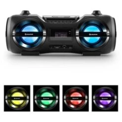 Trade Shop - Cassa Amplificata Soundblaster Stereo Boombox Bluetooth 3.0 Cd/mp3/usb Max. 50w Auna