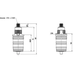 Cartuccia Per Miscelatore Termostatico Paini 2TCC959NF Cartuccia -Stile Bagno 11616583 3
