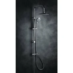 Colonna Doccia A Ponte Con Soffione Cervicale Circolare