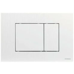 Schwab Metis Placca Di Comando Bianca Per Cassetta Wc Incasso Serie 199