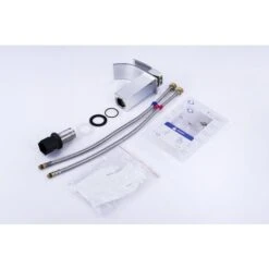 2 X CECIPA Cromata Rubinetto Bagno Cascata, Miscelatore Lavabo Bagno, Rubinetto Lavabo, Valvola In Ceramica, Acqua Calda E Fredda, Altezza 152mm -Stile Bagno 11939514 4