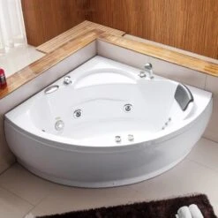 Bagno Italia Vasca Idromassaggio Cm 135x135 Con Poggiatesta Rubinetteria Inclusa