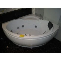 Bagno Italia Vasca Idromassaggio Cm 135x135 Con Poggiatesta Rubinetteria Inclusa -Stile Bagno 12227643 3