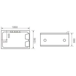 Bagno Italia Vasca Da Bagno Idromassaggio 185x120 Cm 2 Persone 14 Getti Radio Cromoterapia -Stile Bagno 12227657 3