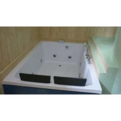 Bagno Italia Vasca Da Bagno Idromassaggio 185x120 Cm 2 Persone 14 Getti Radio Cromoterapia -Stile Bagno 12227657 5