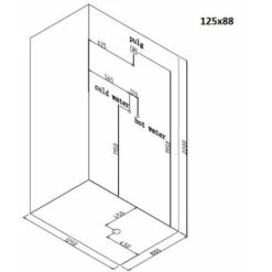 Bagno Italia Cabina Idromassaggio 6 Getti Con Vasca Box Doccia 120x85 Multifunzione -Stile Bagno 12227832 5