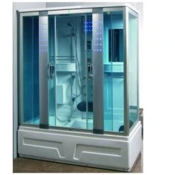 Bagno Italia Vasca Idromassaggio Con Cabina 160x85 Cm 12 Idrogetti Con Sauna