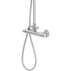 Colonna Doccia Termostatica Cromata Con Asta Regolabile -Stile Bagno 12275562 3