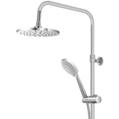 Colonna Doccia Termostatica Cromata Con Asta Regolabile -Stile Bagno 12275562 4