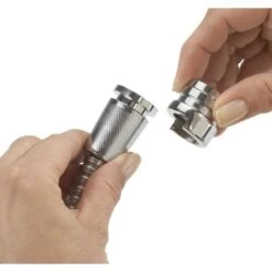 WENKO Doccia Per Lavandino Cromato - Doccetta A Mano Mobile Con Tubo Flessibile In Acciaio Inox, ABS, 170 X 3.5 X 6.5 Cm, Argento Lucido -Stile Bagno 12849246 4