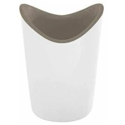 Gedy Porta Spazzolini Moby Bianco/Tortora Resina 11,5x8,7x8,3 Cm