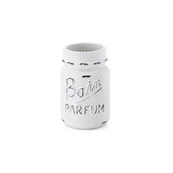 Gedy Bicchiere Catherine Bianco Ceramica 12x7,7x7,7 Cm