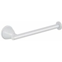 Gedy Portarotolo Genziana Bianco Metallo 3,8x16,6x6,5 Cm