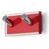 Gedy Gancio Appendiabiti Rainbow Rosso Resina 4x8x3,1 Cm