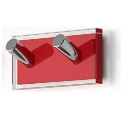 Gedy Gancio Appendiabiti Rainbow Rosso Resina 4x8x3,1 Cm
