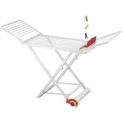 STENDINO NANNI 175X55XH115 STENDIBIANCHERIA 20MT CON PORTA MOLLETTE ASSORTITO