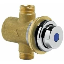 Rubinetto Per Lavabo Temporizzato Da Incasso Con Fissaggio A Parete Idral 08140SP Cromo