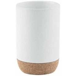 Gedy Bicchiere Ilary Bianco Ceramica 10,5x7x7 Cm