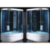 Bagno Italia Box Idromassaggio Cabina Doccia Multifunzione 115x90cm Versione Sinistra Con Vasca Bagno Turco Sauna