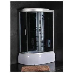 Bagno Italia Box Idromassaggio Cabina Doccia Multifunzione 115x90cm Versione Sinistra Con Vasca Bagno Turco Sauna -Stile Bagno 13140484 3