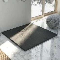 Piatto Doccia Bianco Effetto Pietra Mod. Blend 80x80 Cm Quadrato -Stile Bagno 13392257 4