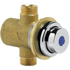 Idral Rubinetto Temporizzato Lavabo Ad Incasso 08140SP | Cromato Lucido