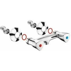 Cornat LI3 1932 Lisa Miscelatore Per Doccia-a Doppia Manopola, Cromato - LI3 -Stile Bagno 13918226 4