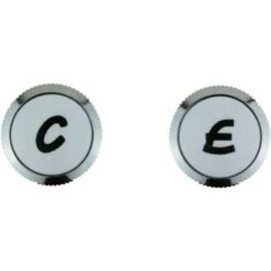 Coppia Di Placchette Di Ricambio Caldo Freddo Per Maniglia IRIS Paffoni ZPLA001 Cromo