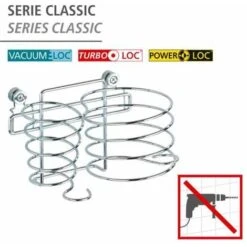 Portaphon E Piastra Lisciacapelli Classic WENKO -Stile Bagno 14354851 4