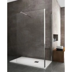 Parete Doccia Walk-in Angolare Doppio Vetro 8 Mm Reversibile 68-70 X 88,5-90,5 H 200 Cm -Stile Bagno 14362331 3