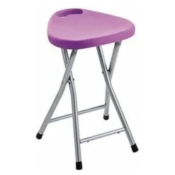 Gedy Sgabello Co75 Lilla Metallo 46,5x30x29,3 Cm