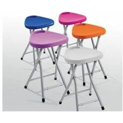 Gedy Sgabello Co75 Lilla Metallo 46,5x30x29,3 Cm -Stile Bagno 15555159 5