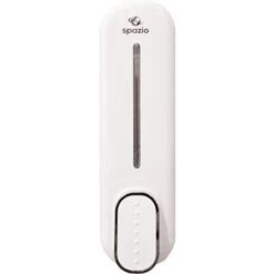 Dispenser Sapone In Abs Bianco Ovale - Spazio