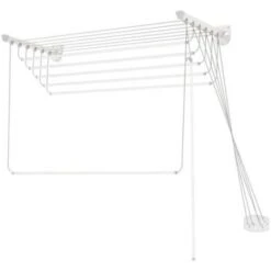 Colombo Stendibiancheria Da Parete O Muro SALIESTENDI 120cm Con 7,2 Metri Di Stenditura