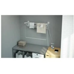 Colombo Stendibiancheria Da Parete O Muro SALIESTENDI 120cm Con 7,2 Metri Di Stenditura -Stile Bagno 16010534 4