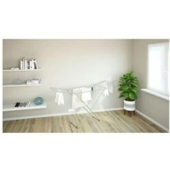 Colombo Stendibiancheria Con Ali Glam 18 Metri Antiruggine -Stile Bagno 16010543 4