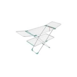 Colombo Stendibiancheria DOUBLE In Alluminio, Con Altezza Regolabile In Due Posizioni, Antiruggine, Leggero Con 30 Metri Di Stenditura. -Stile Bagno 16010577 5