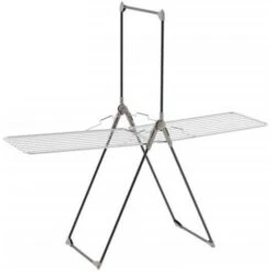 Colombo Stendibiancheria Con Portabiti TITANO Porta 15 Kg Di Biancheria, 20 Metri Di Stenditura, Con Ruote, Griglie In Acciaio Inox -Stile Bagno 16010590 5